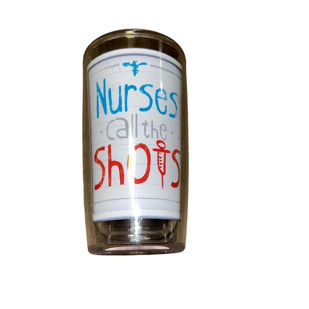 Tervis Nurses Call the Shots Tumbler 16 oz EUC